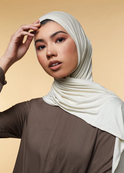 Premium Jersey Hijab Putty