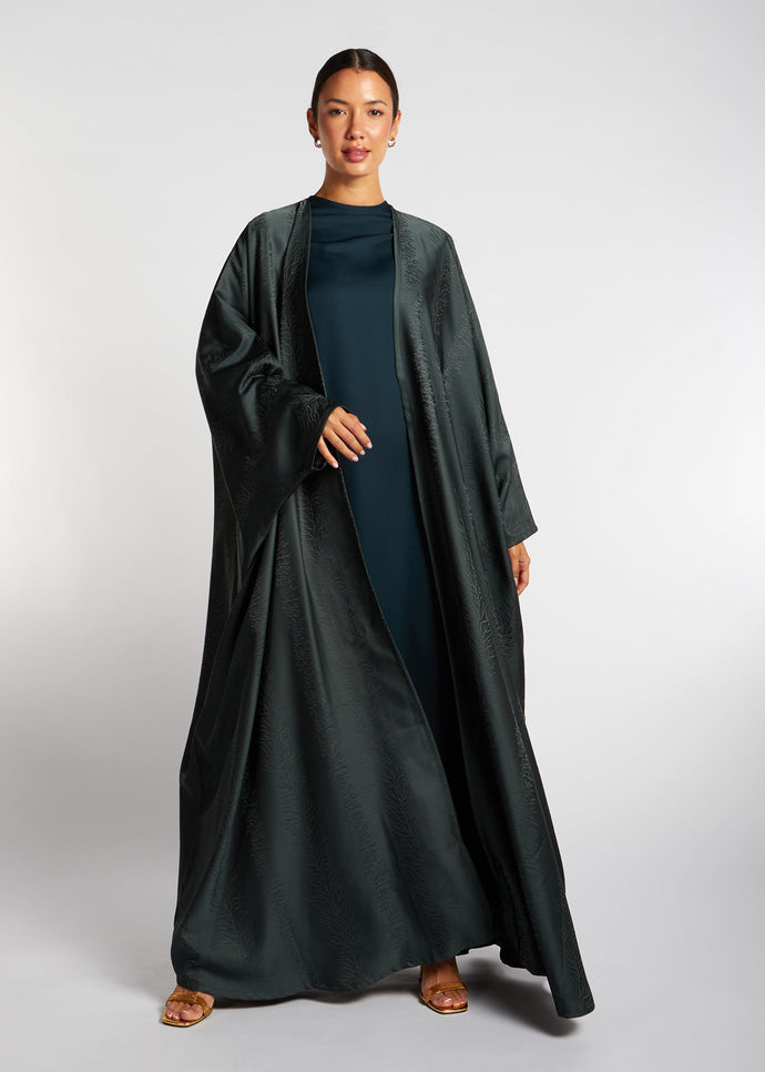 Open Abaya Mineral Green - Final Sale
