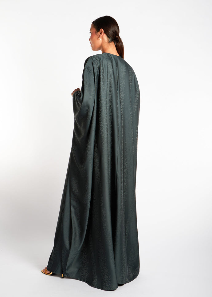 Open Abaya Mineral Green - Final Sale