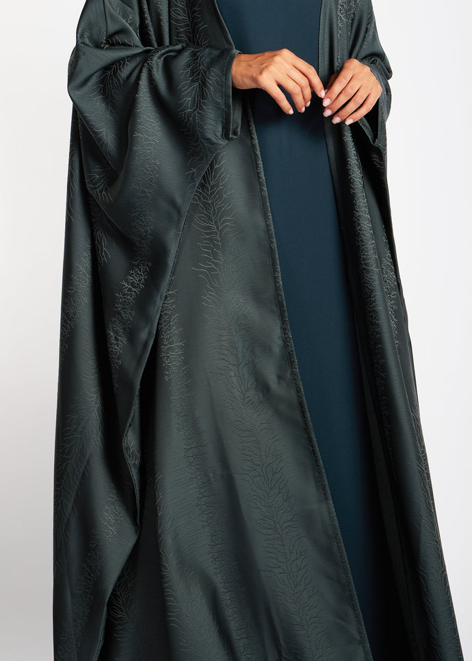 Open Abaya Mineral Green - Final Sale