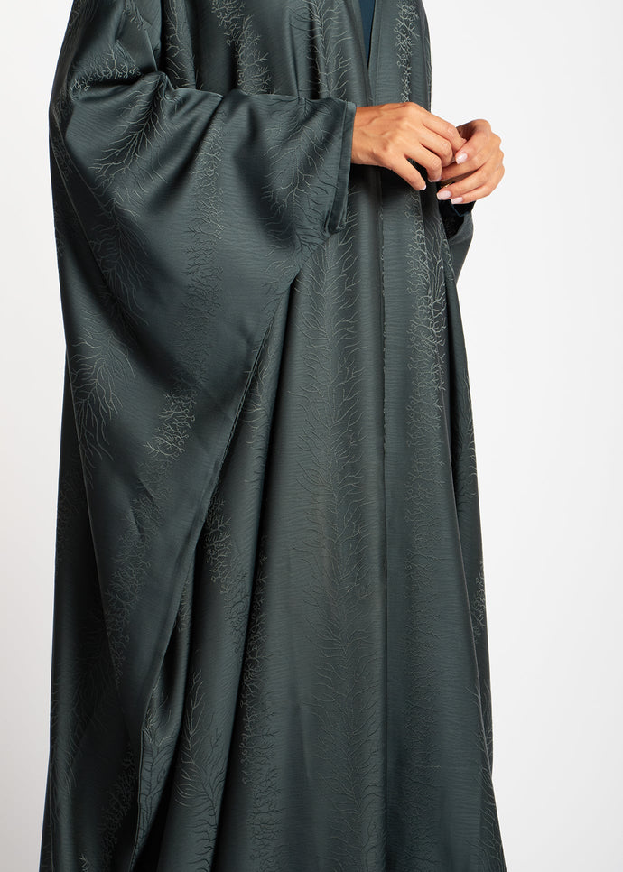 Open Abaya Mineral Green - Final Sale